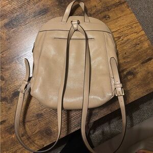 Michael Kors Tan Leather Backpack